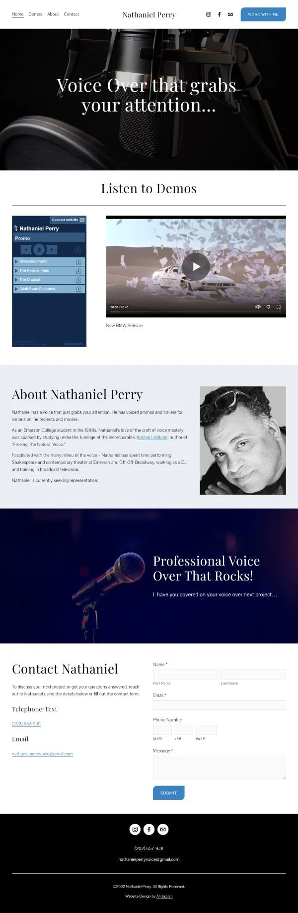 Nathaniel Perry Voiceover