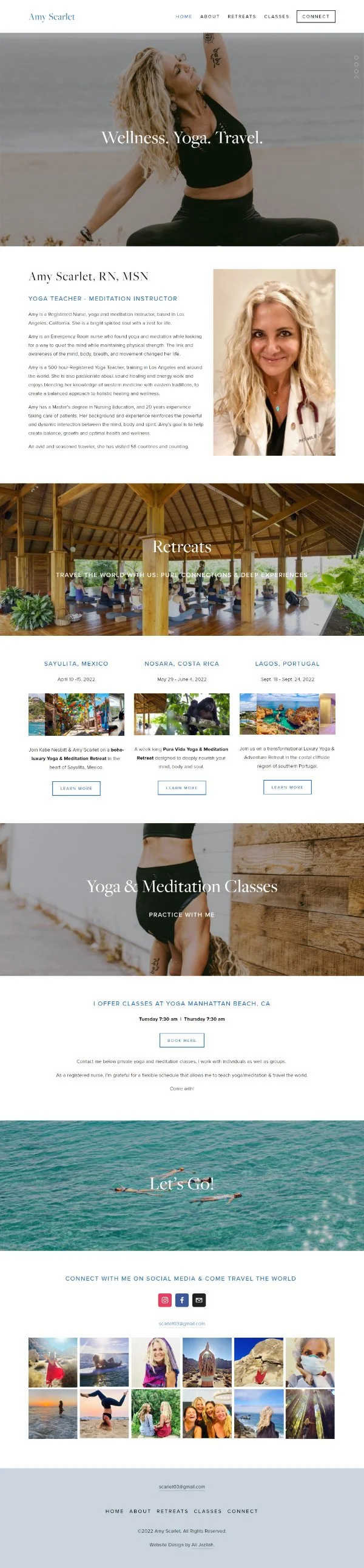 Amy Scarlet Wellness, Yoga &amp; Travel