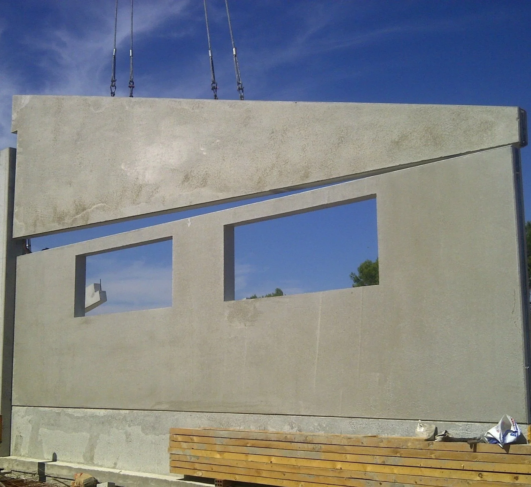 Estructura prefabricada o obra convencional