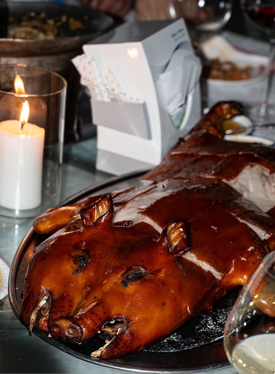 Burgundy &amp; The Pig at Tang Jai Yoo