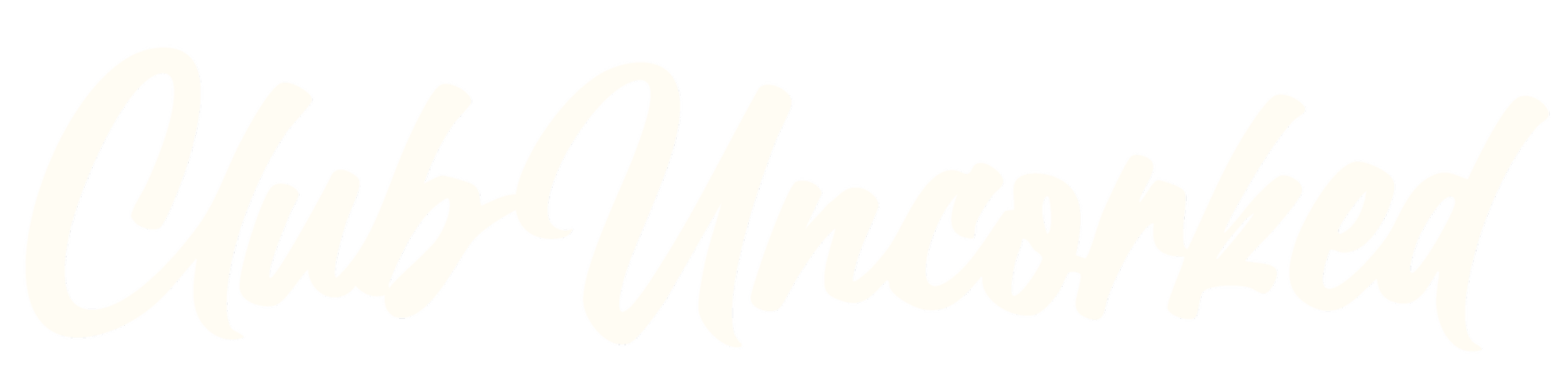 White cursive text reading 'Club Uncorked' on a black background.