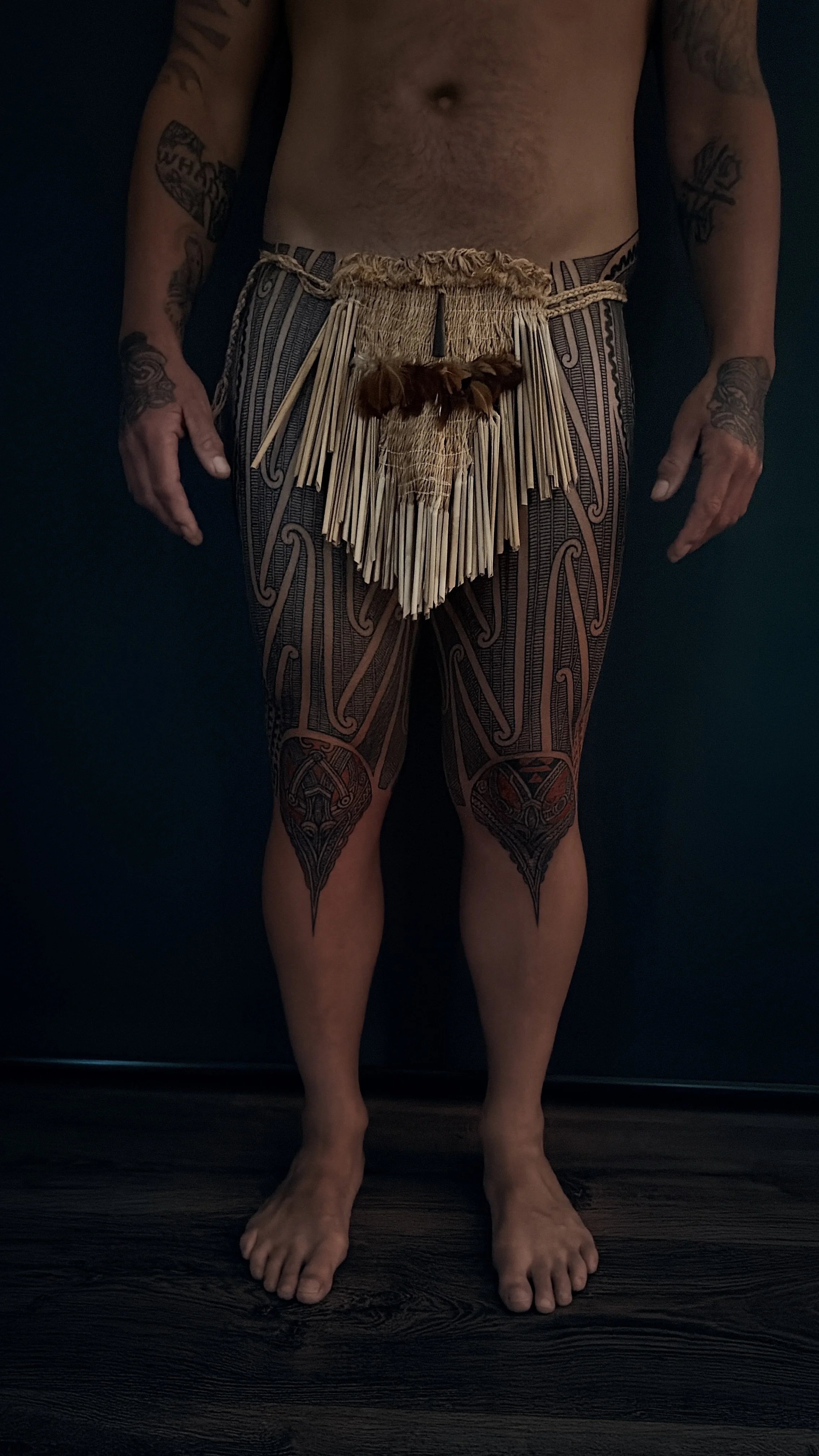Ta Moko Puhoro by Maori artist Turumakina