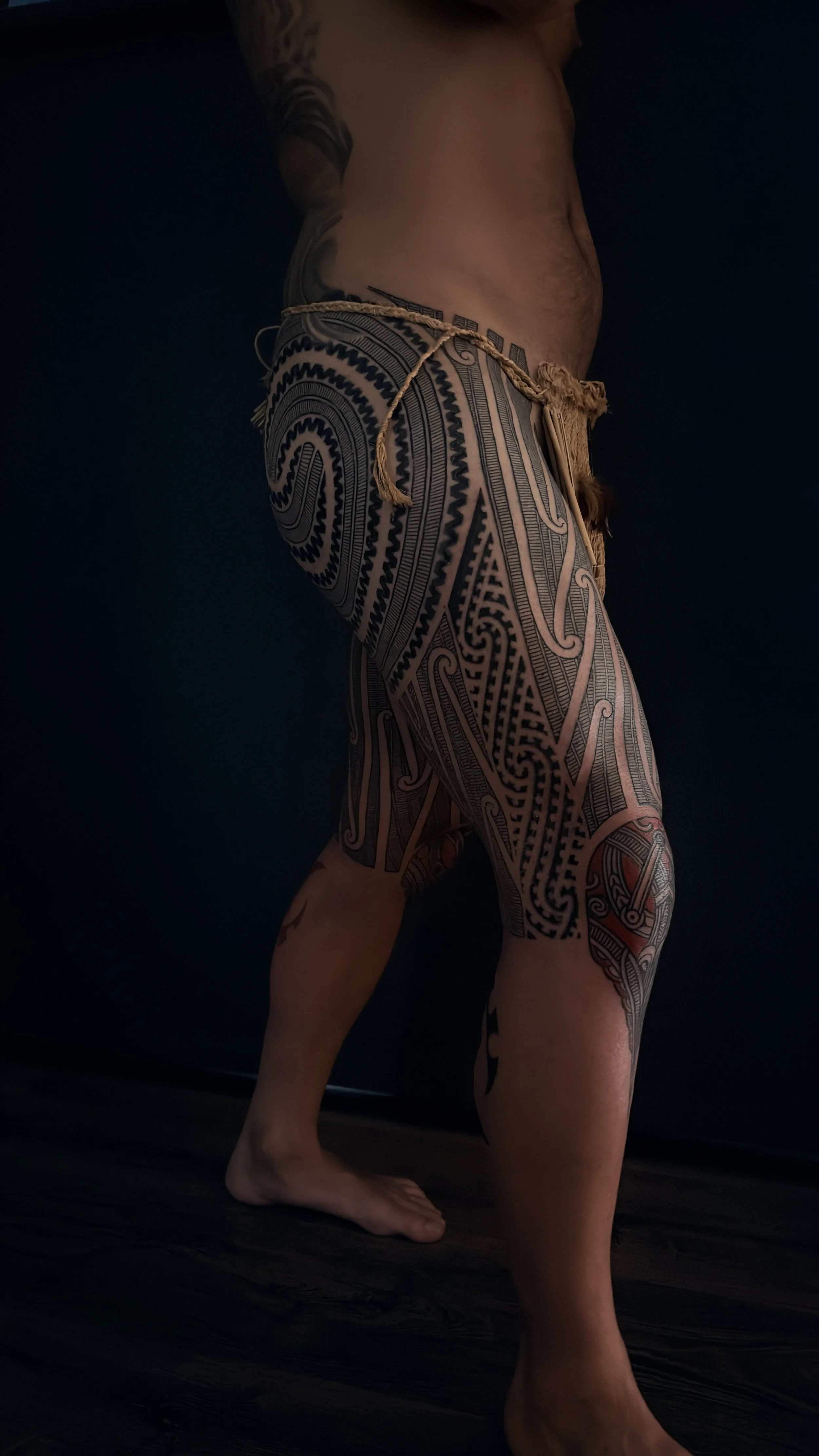Ta Moko Puhoro by Maori artist Turumakina
