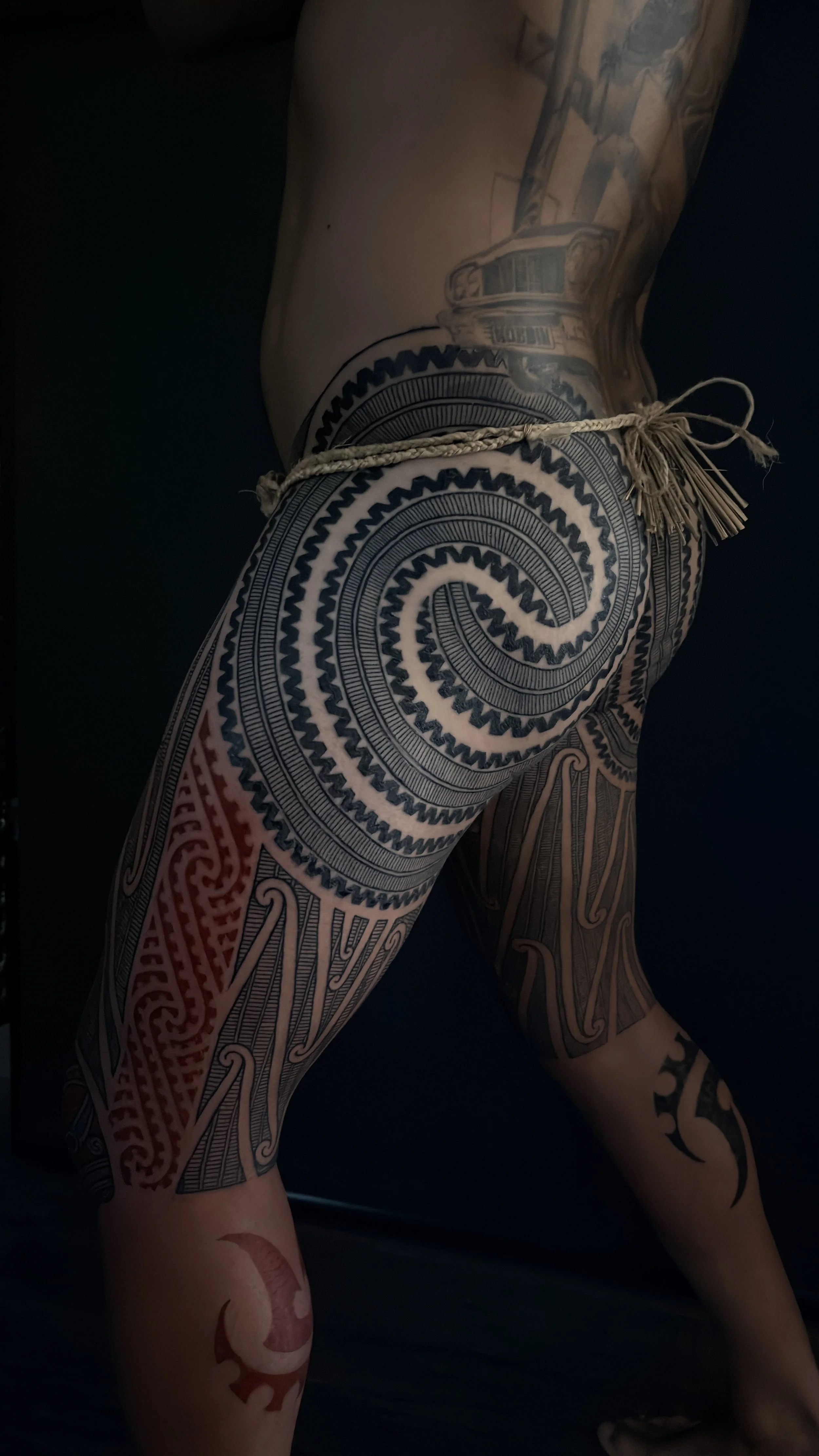 Ta Moko Puhoro by Maori artist Turumakina