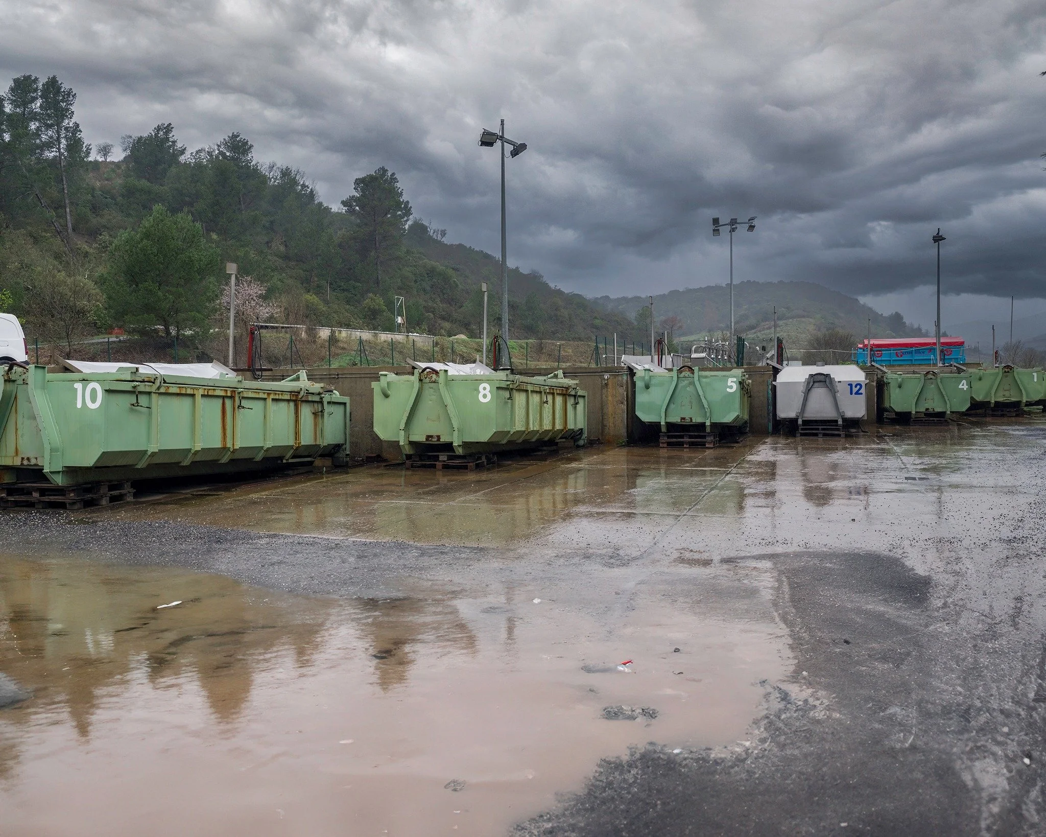 After the Storm,
Where industry sleeps under a heavy sky
