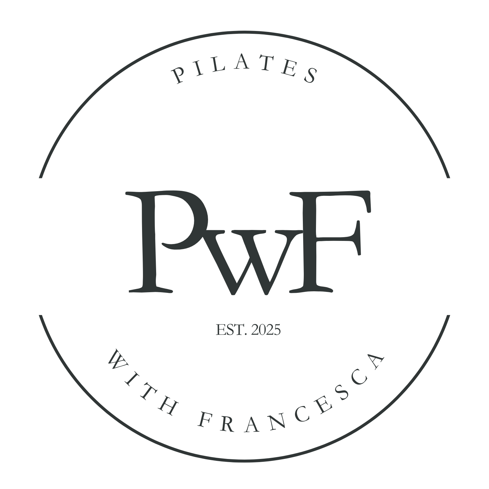 pilates with francesca circular logo
