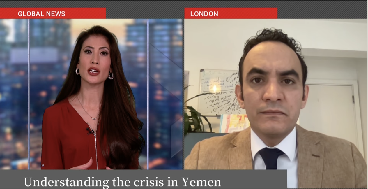 IN THE PRESS: On Global News Morning Show Discussing the Conflict in Yemen