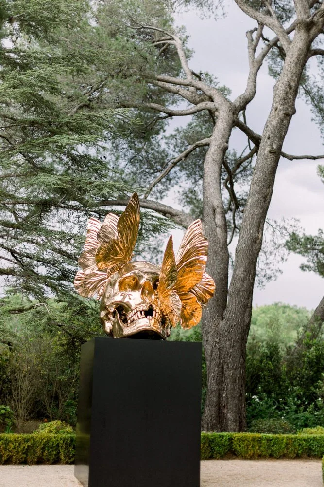 sculpture at chateau de la Gaude