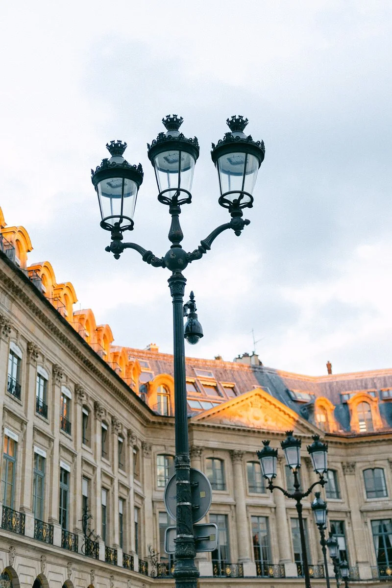 golden hour in Place Vendome