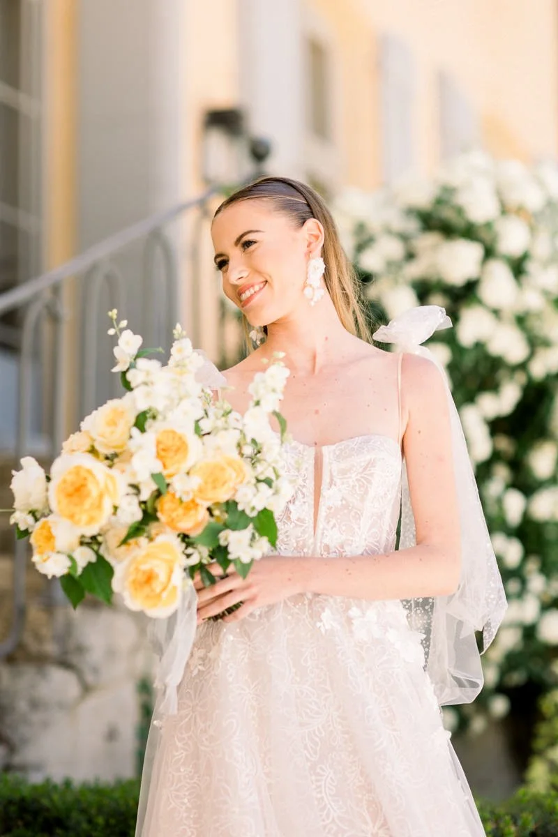 Bride in chateau de Fonscolombe