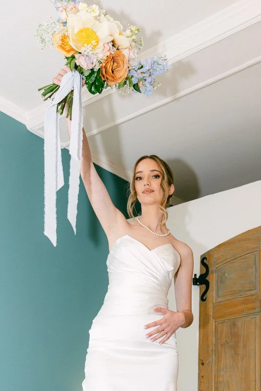 bride during the getting ready