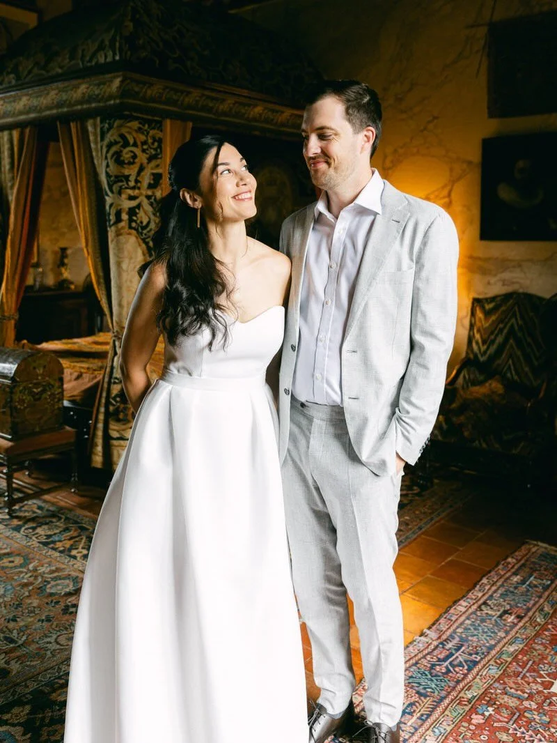 It&rsquo;s already been a year! Happy Cotton Anniversary, you two lovebirds!
That Franco-Australian wedding at the Ch&acirc;teau de Mauriac was unforgettable!
Venue: @chateaudemauriac 
Makeup: @sarah_fekir 
Dress: @cymbelinetoulouse 
Suit: @unjourunc