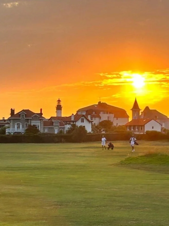 Golf course in Biarritz, French Basque Country
