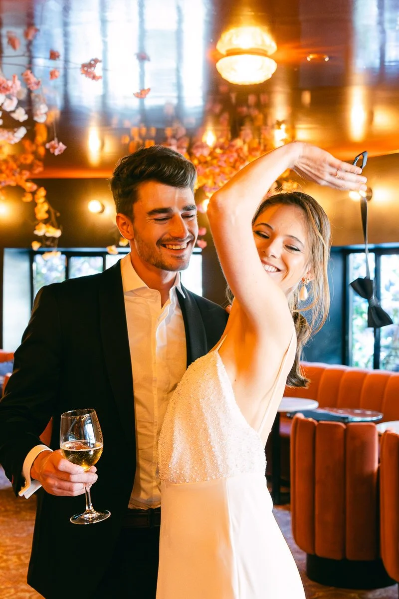couple in a parisian hotel