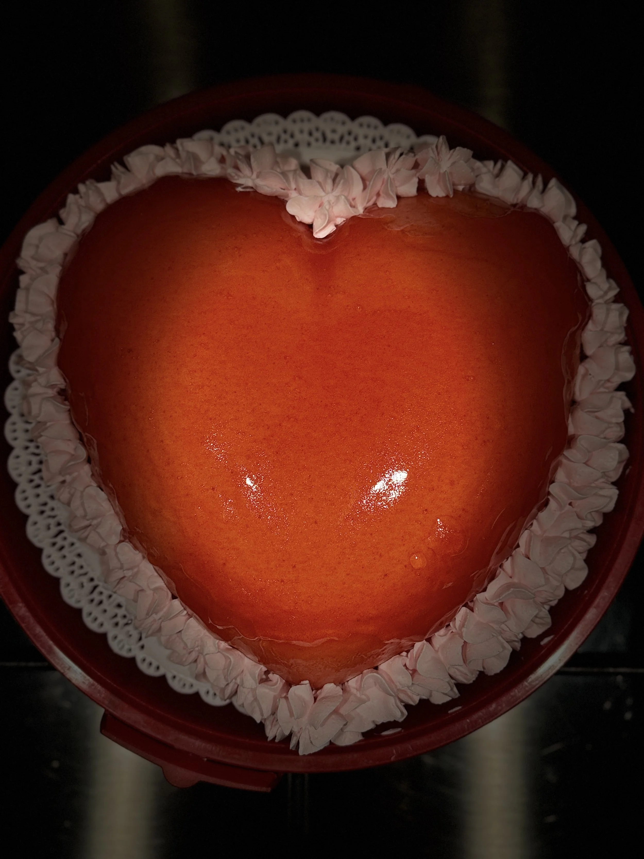 Torta semirfeddo cuore