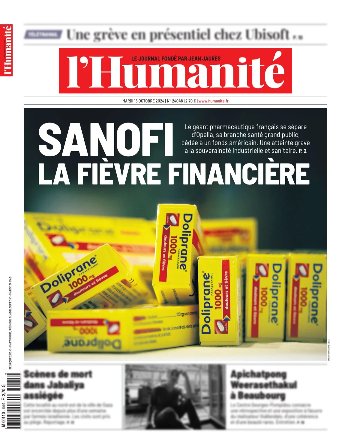 L'Humanité - 15/10/2024