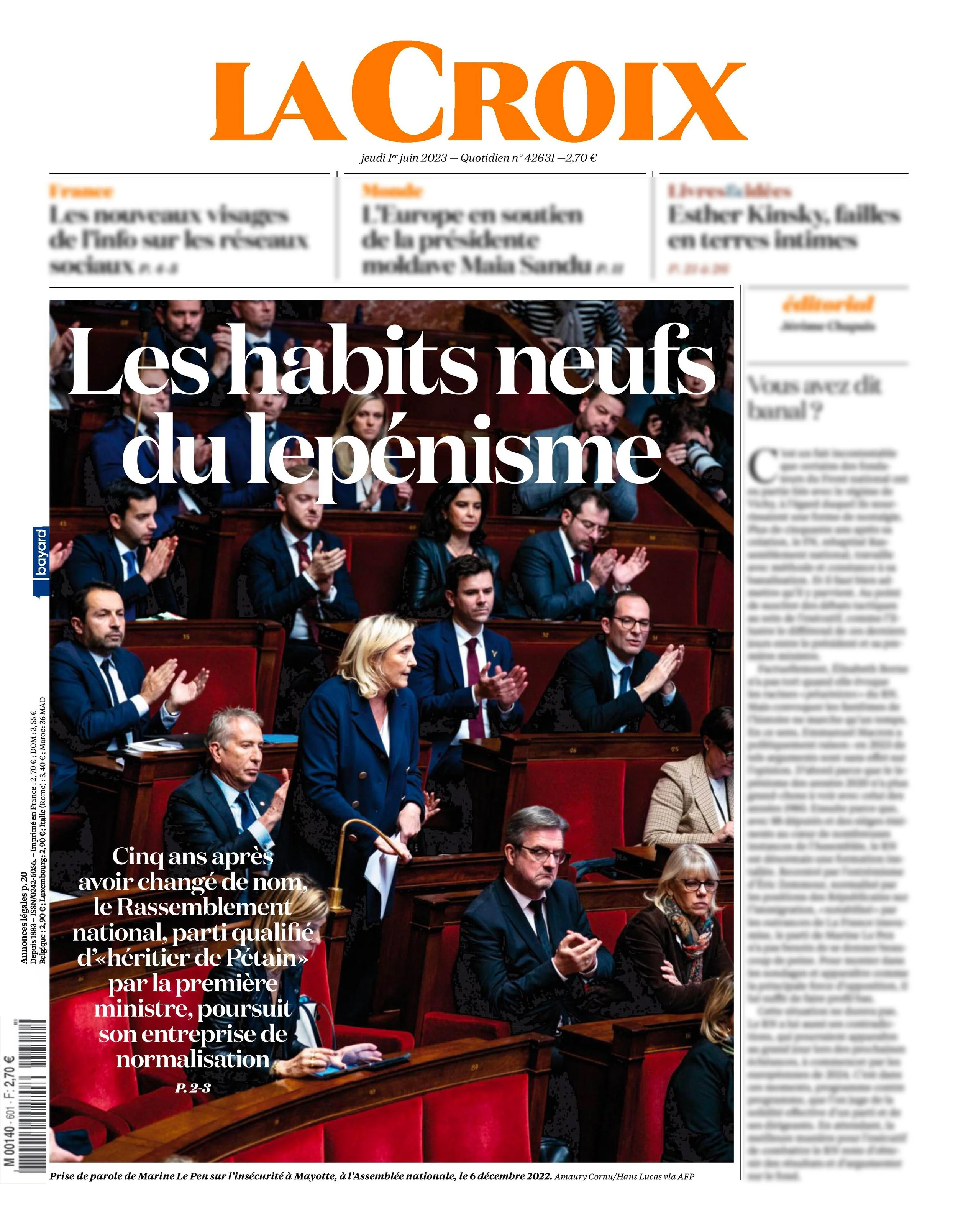 La Croix - 01/06/2023