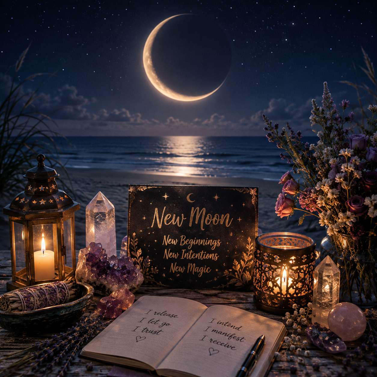 New Moon Ceremony for Manifestation