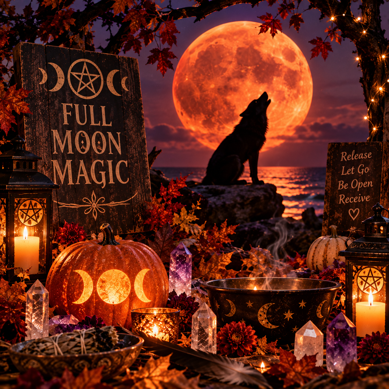 Howl at the Moon Full Moon Ceremony