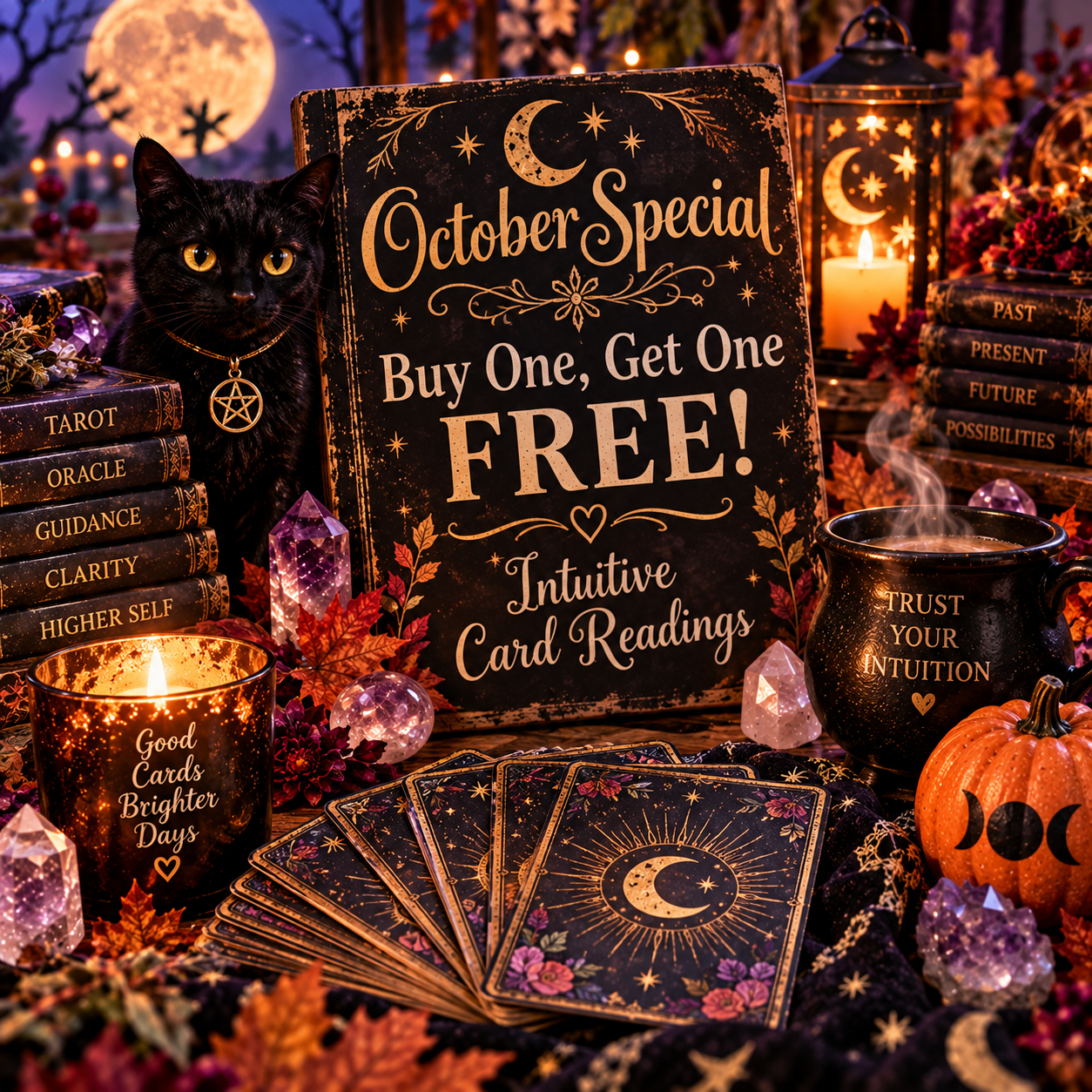 Buy 1 Intuitive Card Reading @ $30 Get One Free