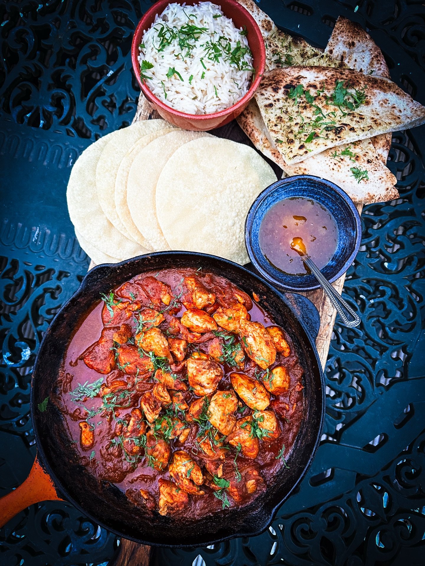 No restaurant. No shortcuts. Just fire, spice and time.

Tonight&rsquo;s home curry bubbling away while the world goes dark outside. Layers of toasted spice, garlic, ginger and slow heat building in the pan. The kind of food that fills the house with