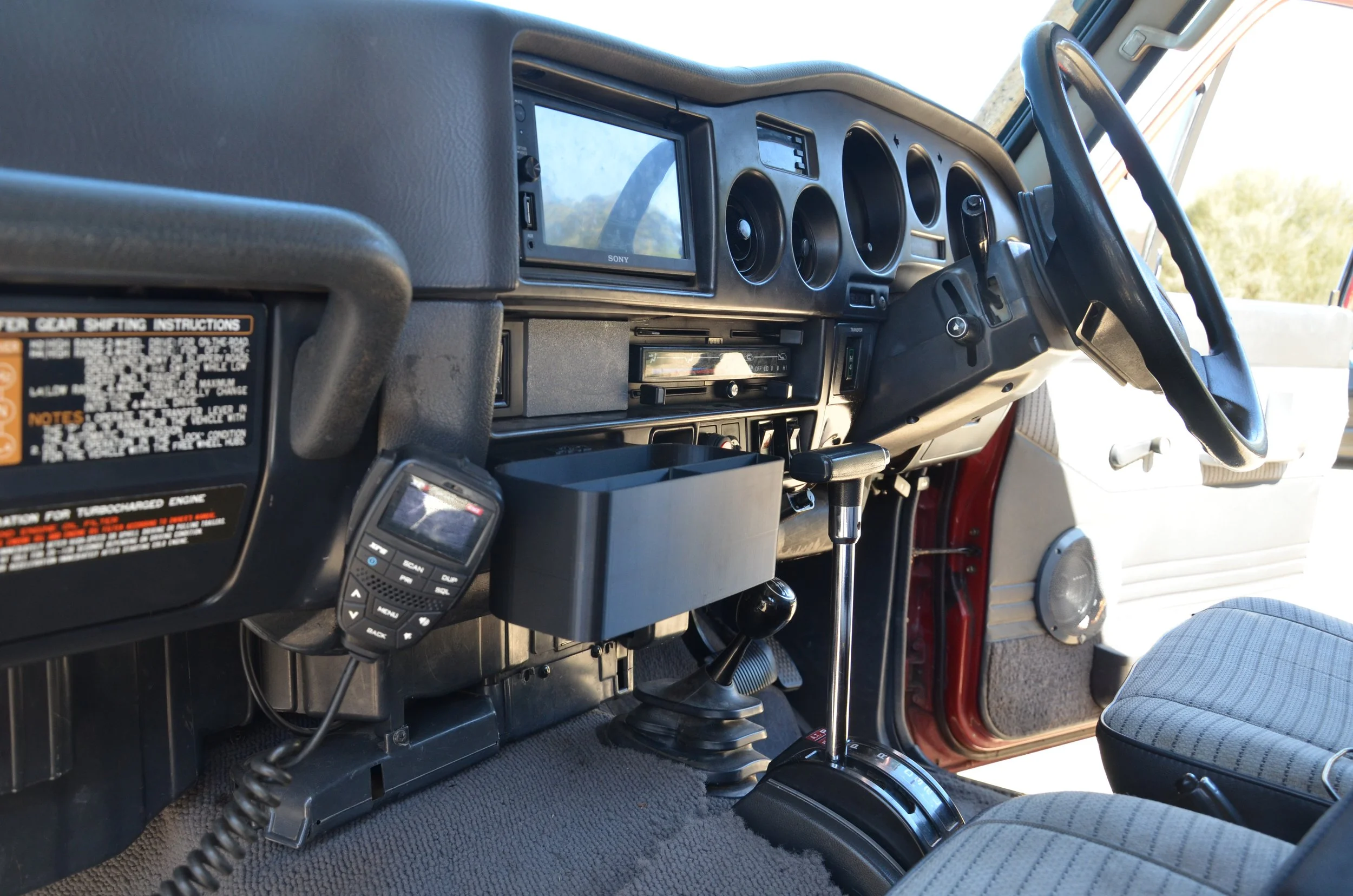 Toyota Landcruiser 60 Series Ashtray Replacement Phone Storage Insert