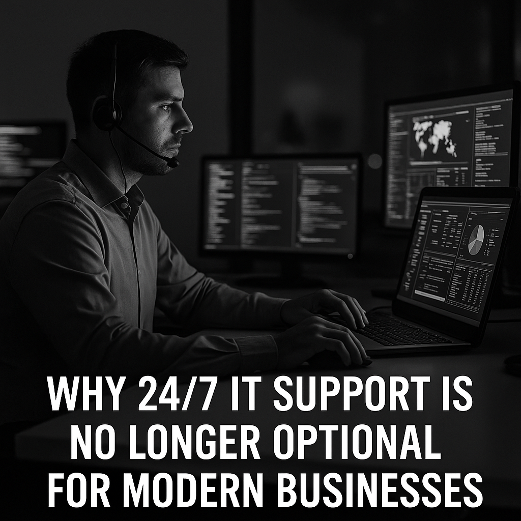 Why 24/7 IT Support Is No Longer Optional for Modern Businesses