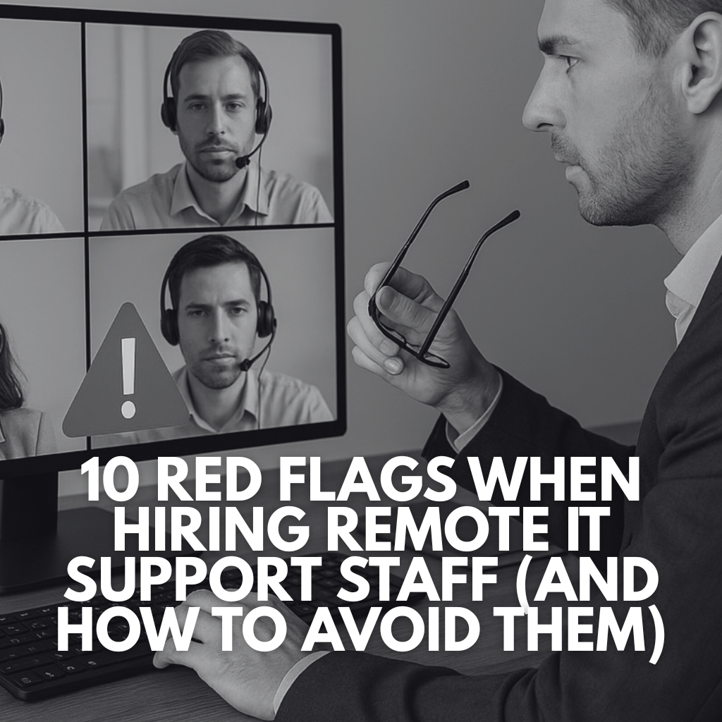 10 Red Flags When Hiring Remote IT Support Staff (And How to Avoid Them)