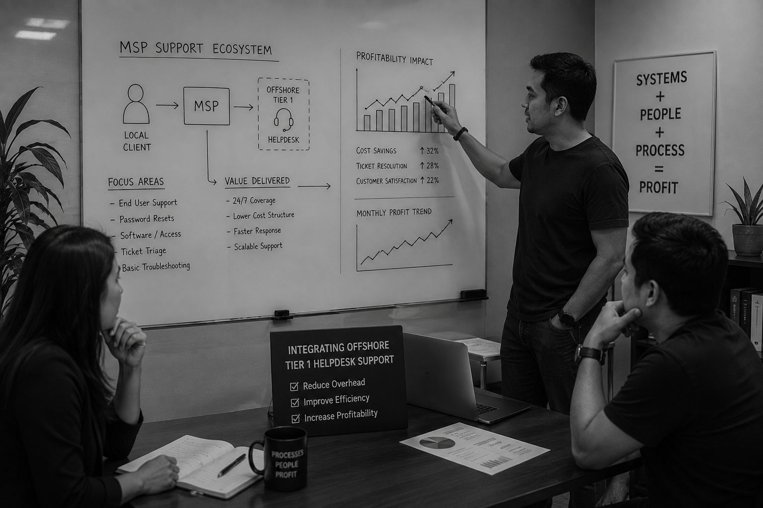 How to Stop the MSP Margin Squeeze in 2026: The Offshore Tier 1 Helpdesk Strategy