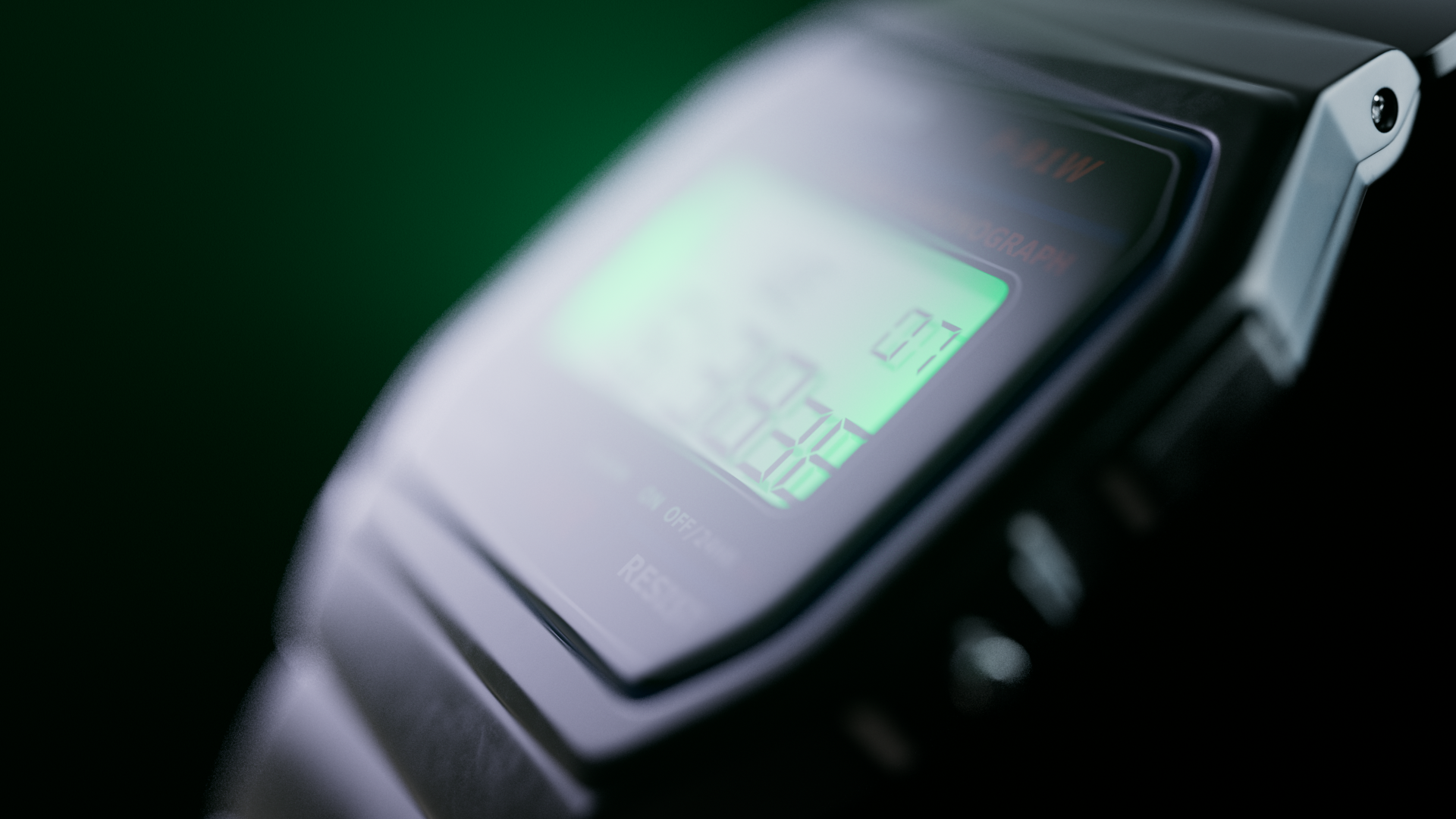 Close-up of a digital device displaying the number 20.0 on a backlit screen surrounded by a sleek, modern casing.