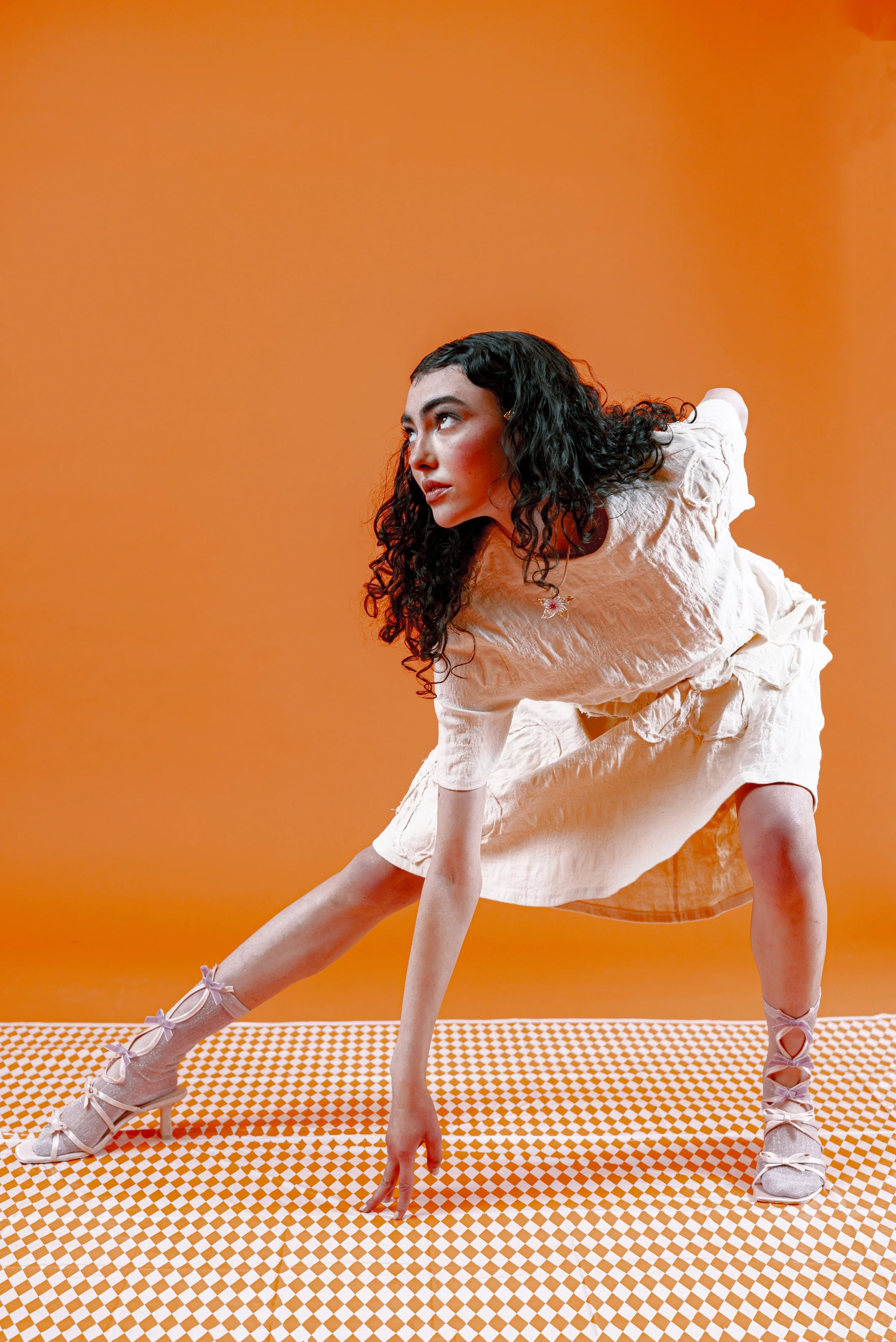 Photographer and Art Director: @artherd.co 
Photo Assistant and Videographer: @clarapavia 
Model: @lydia.marcy 
Designers - @ellen_textiledesign @by_sinead & @_alicejade_
Stylist: @styledbyannieg 
Styling Assistant: @stylebyco 
Hair Stylist: @nhb_mak