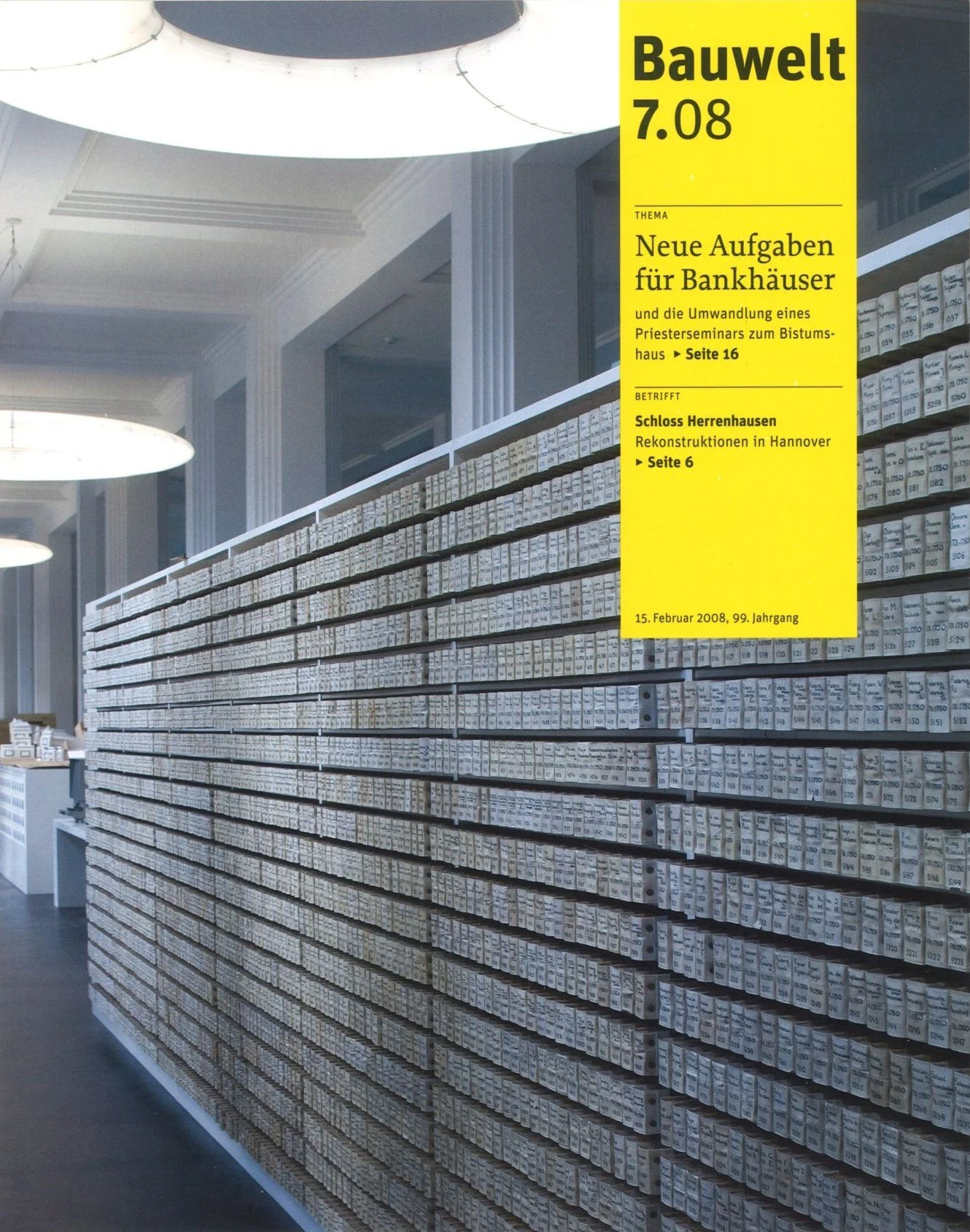 Titelbild mit einer großen Regalwand.