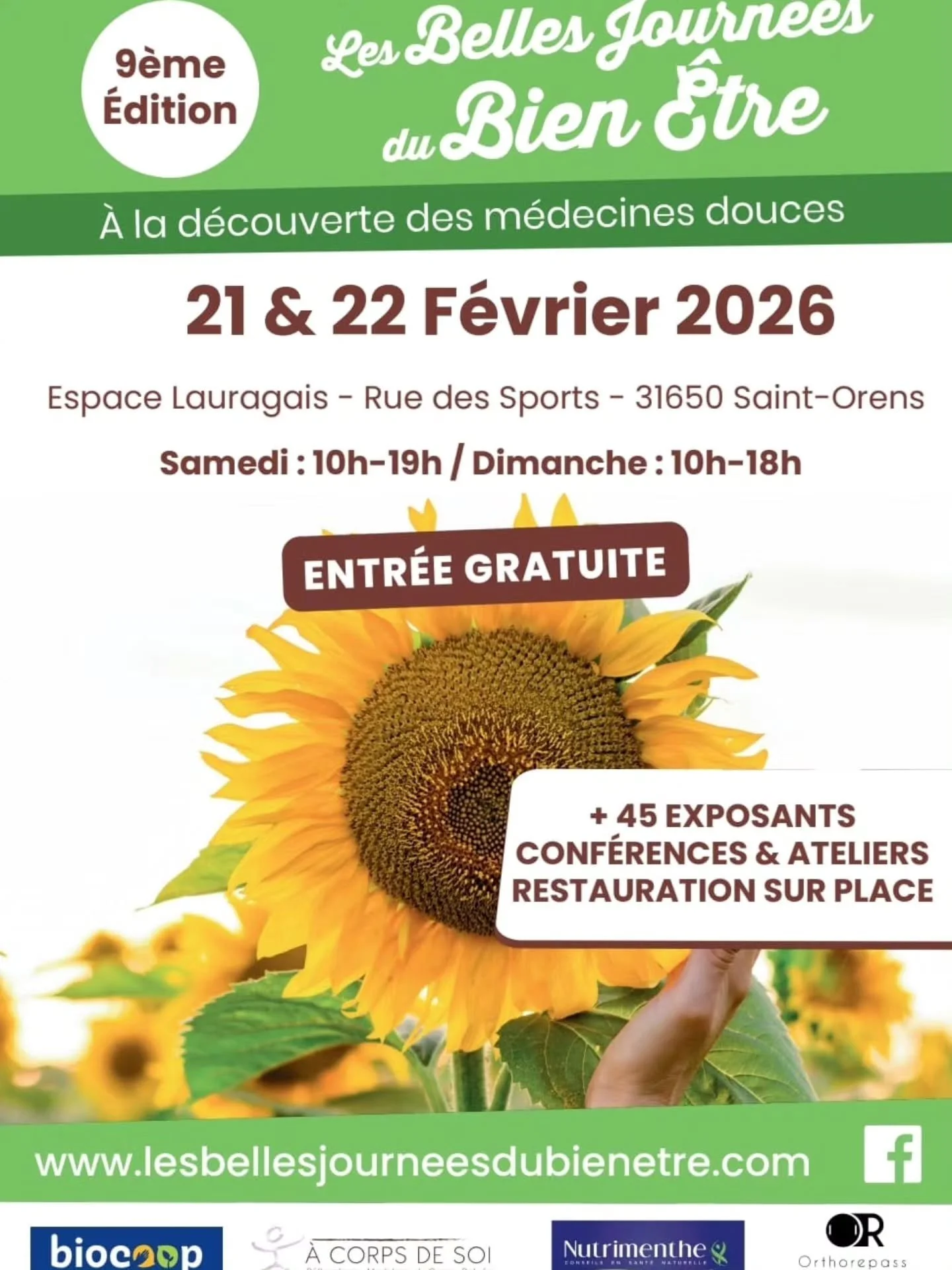 Look out for us at #lesbellesjourneesdubienetre in #storens Espace Lauragais. Super excited to be exhibiting at this expo! 💫💛💫💛💫