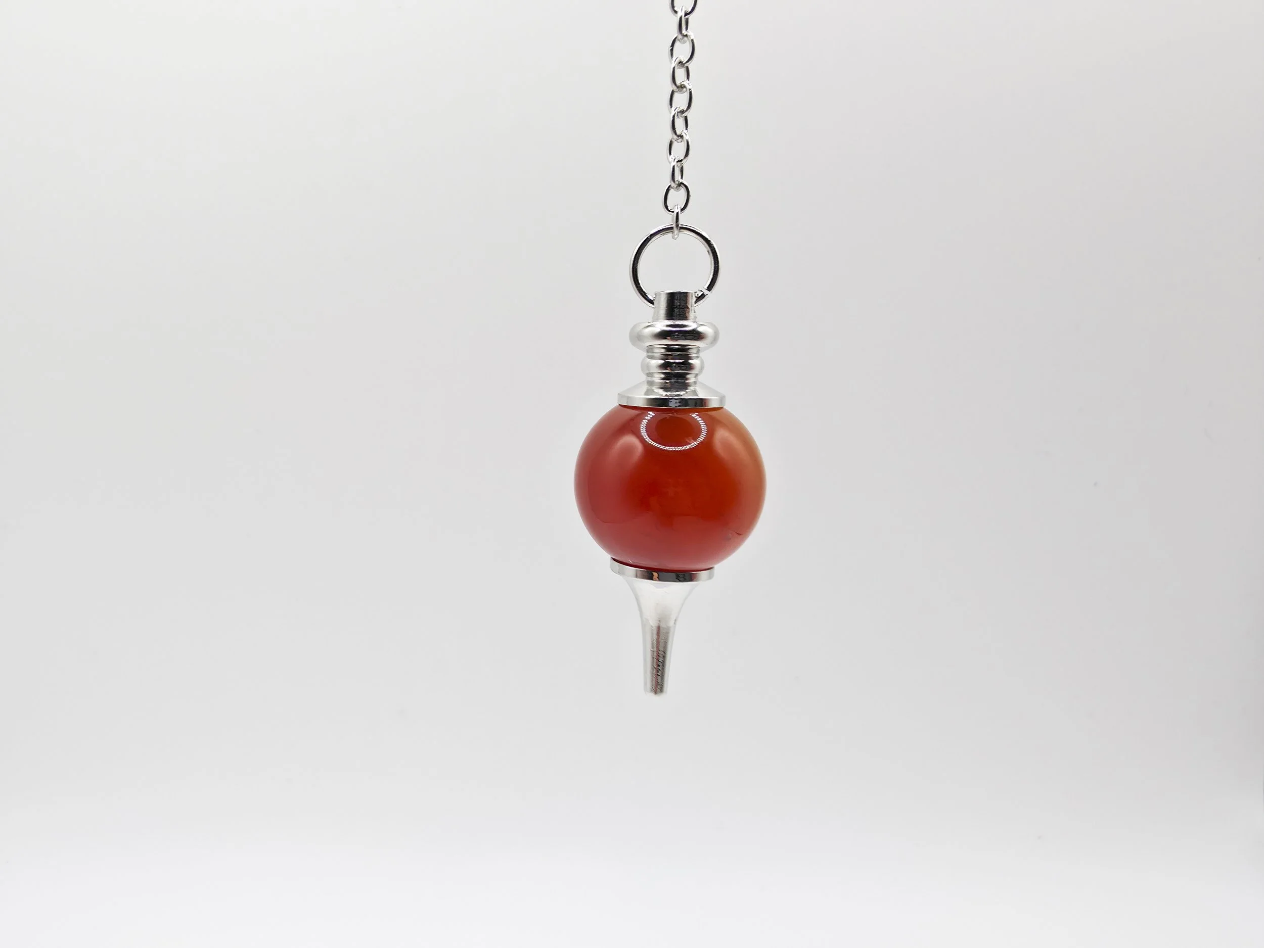 Carnelian pendulum