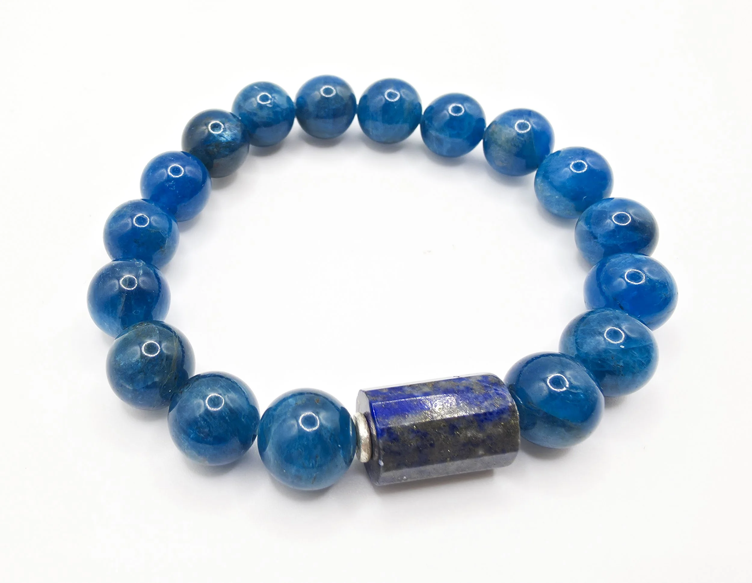 APATITE AND LAPIS BRACELET