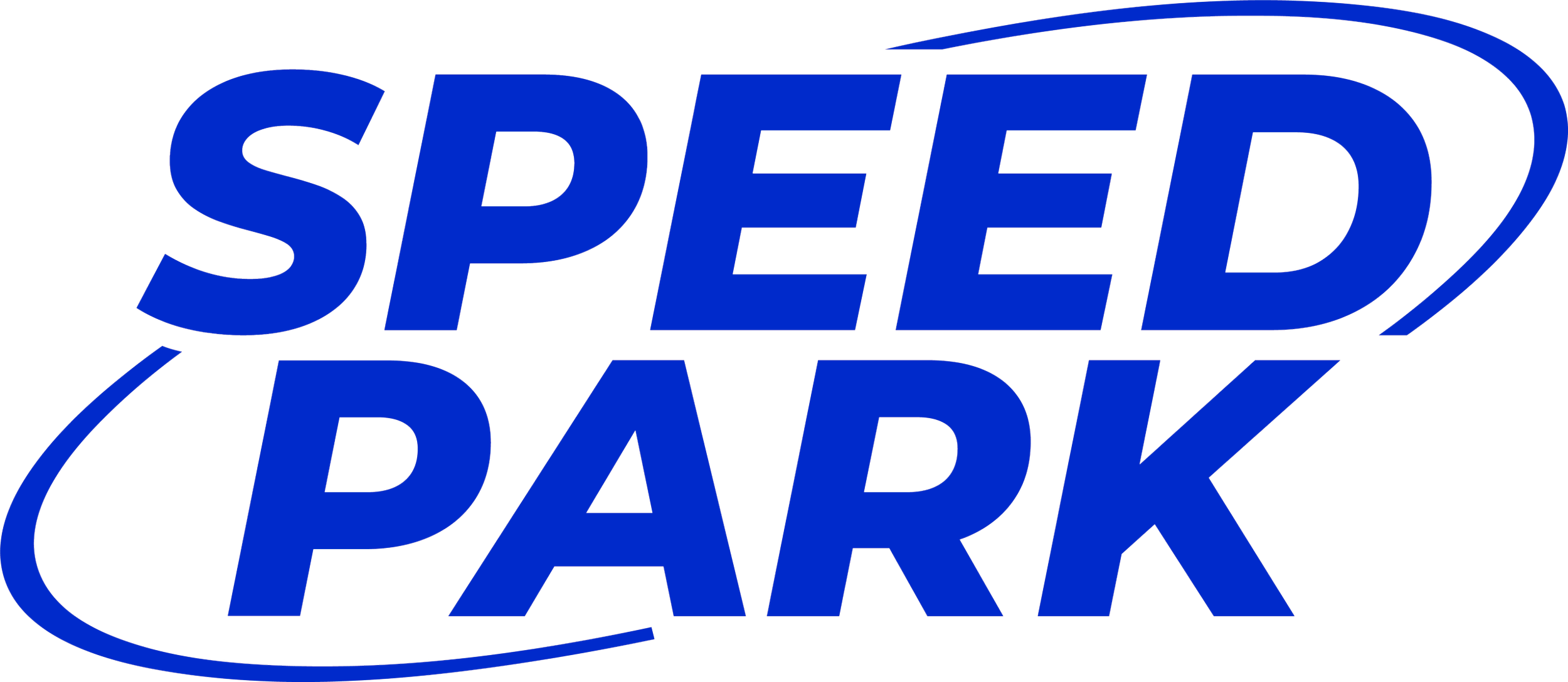 Le logo de l'entreprise Speed Park en bleu.