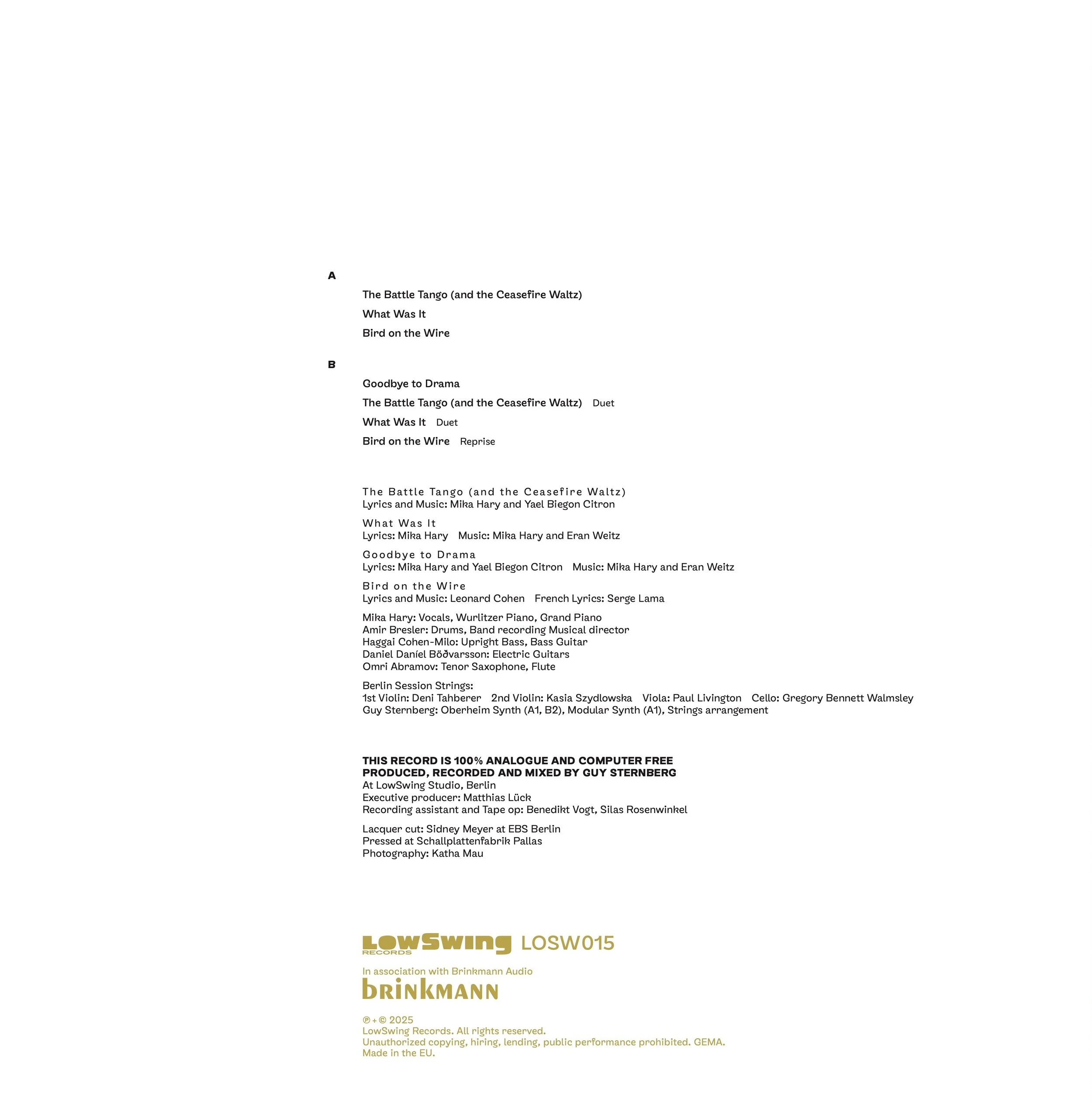 Mika Hary - Deux Faces LOSW015 back.jpg