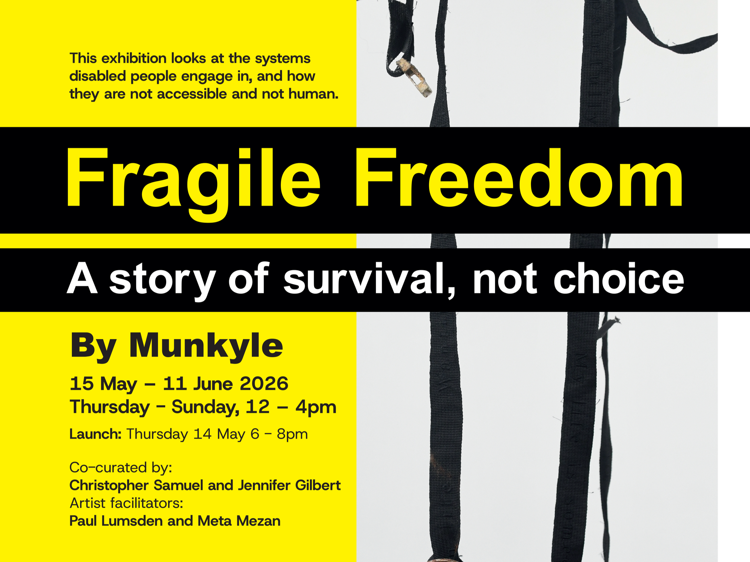 MunKyle: ‘Fragile Freedom’ A story of survival, not choice.