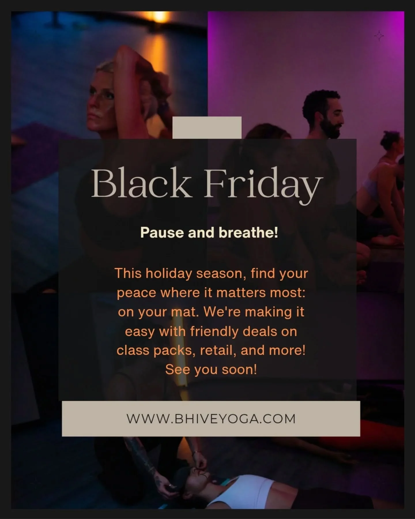 Something peaceful is coming...🖤🖤
This Black Friday, support small businesses, and gift yourself more presence, not more clutter. Sale details drop next week..stay tuned ✨🙏🏼 
.
#blackfridaysale #blackfridayyoga #utahyoga #slcyoga #supportlocalslc