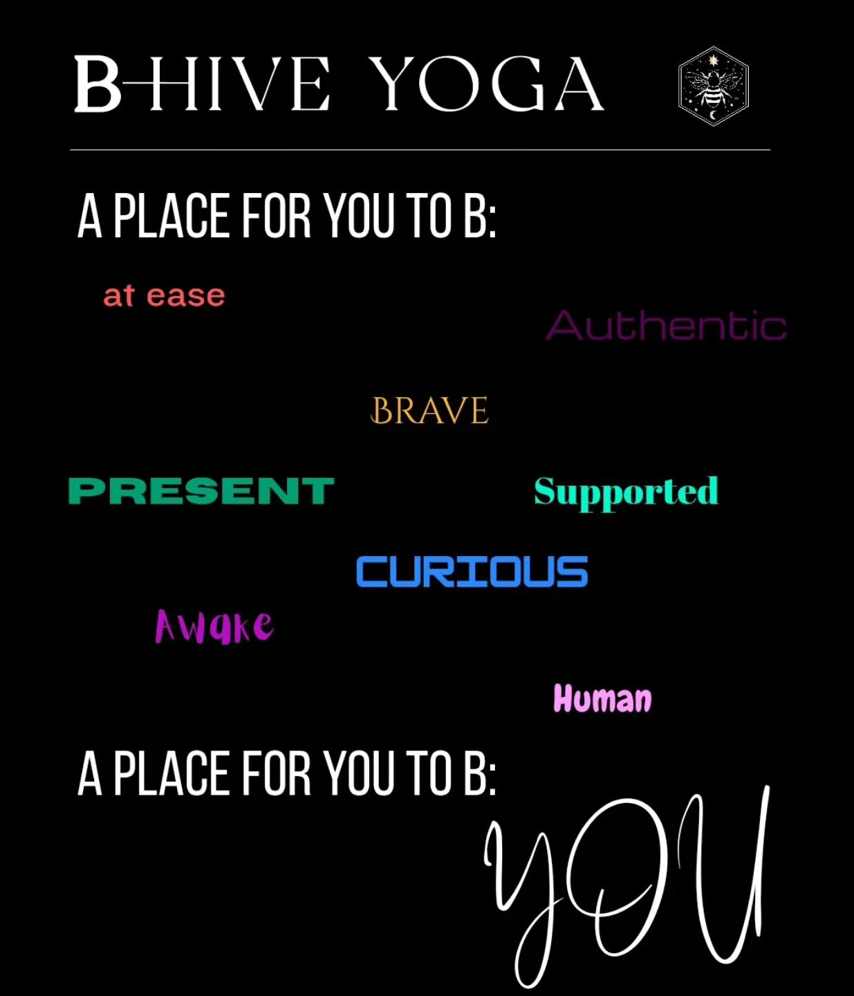 In a world obsessed with "doing," we wanted to create a space dedicated solely to "being."

The truth is, you don&rsquo;t show up to the mat the same way every day. Some days you arrive feeling brave and ready to be challenged. Ot