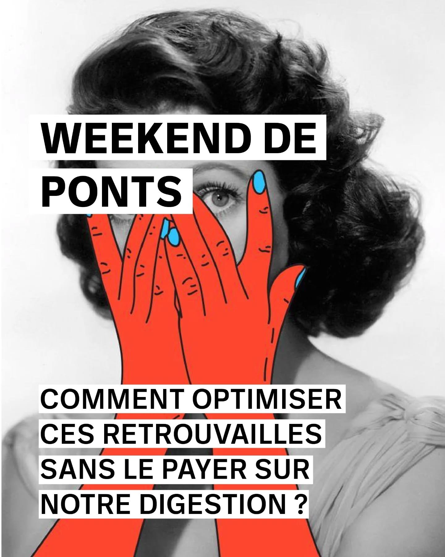 POST POUR MIEUX ACCOMPAGNER VOS WEEK-ENDS DE PONTS

Vous ne ma&icirc;trisez pas tous les repas de ce week-end ? Bienvenue au club !

Festival de barbecue, pizza, gratins, p&acirc;tes, plateaux de fromages, patates en guise de seul l&eacute;gume &mdas