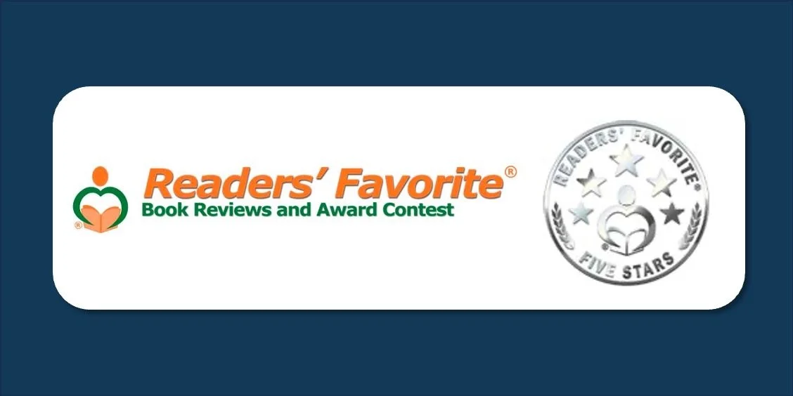 Readers' Favorite Book Reviews and Award Contest logo with a silver five-star medal indicating a five-star rating.