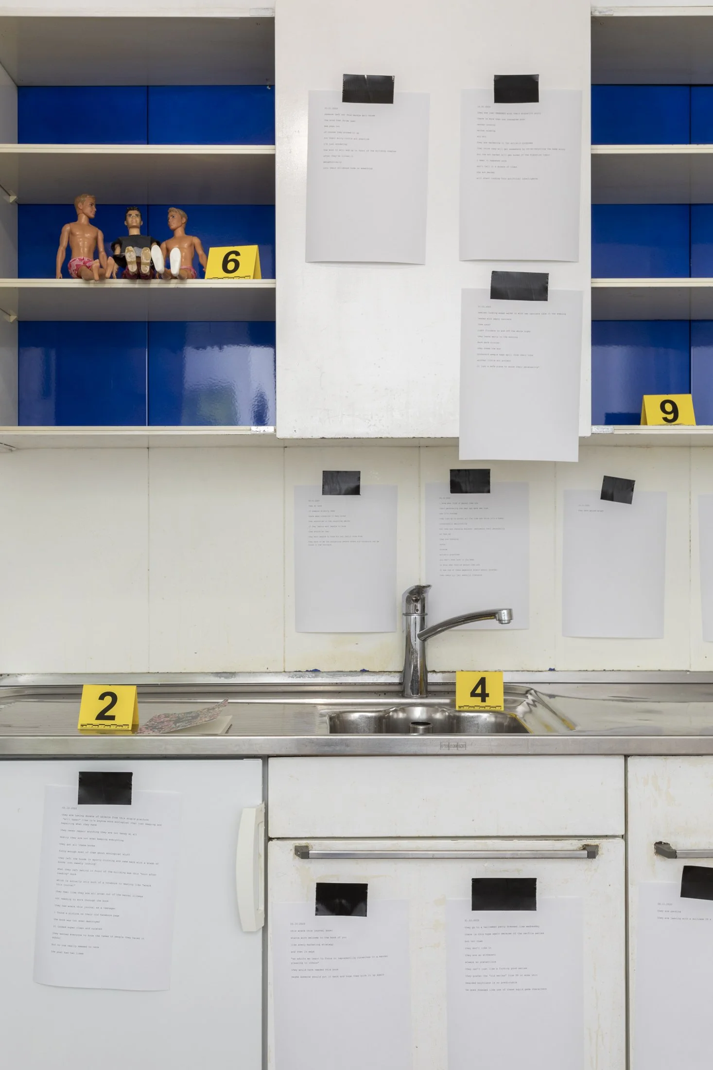 Oana Popa
they think they are, 2025 installation with observation notes, found objects, variable in size

Photo credit: Oliver Kümmerli