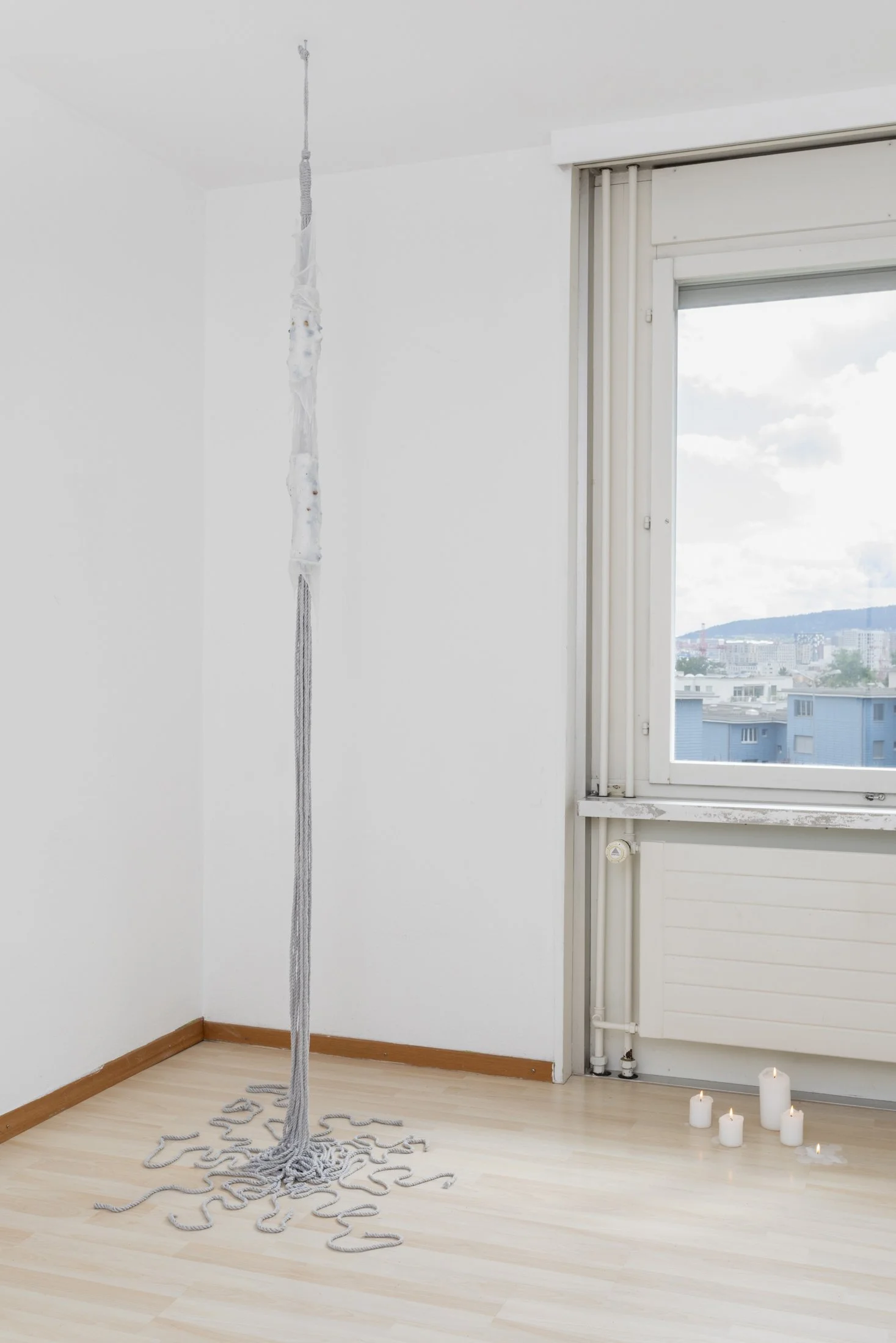 Xenia Landolf
Silberlicht (1-4), 2025 
wax, 80 x 17 X 3 cm 

Photo credit: Oliver Kümmerli