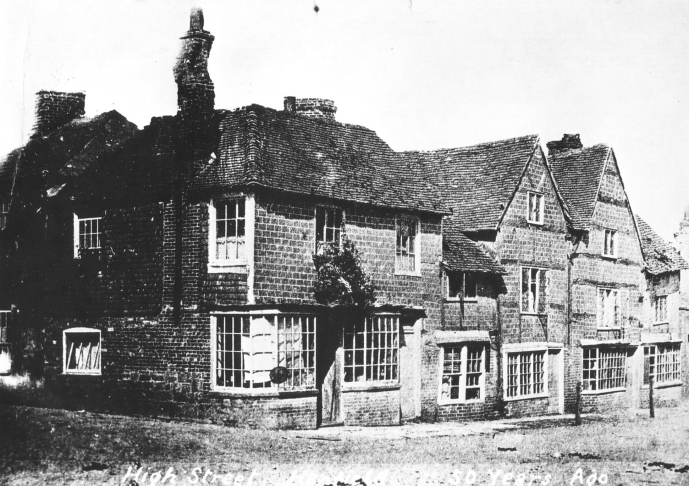 black and white images of cruttendens corner Henfield 1860