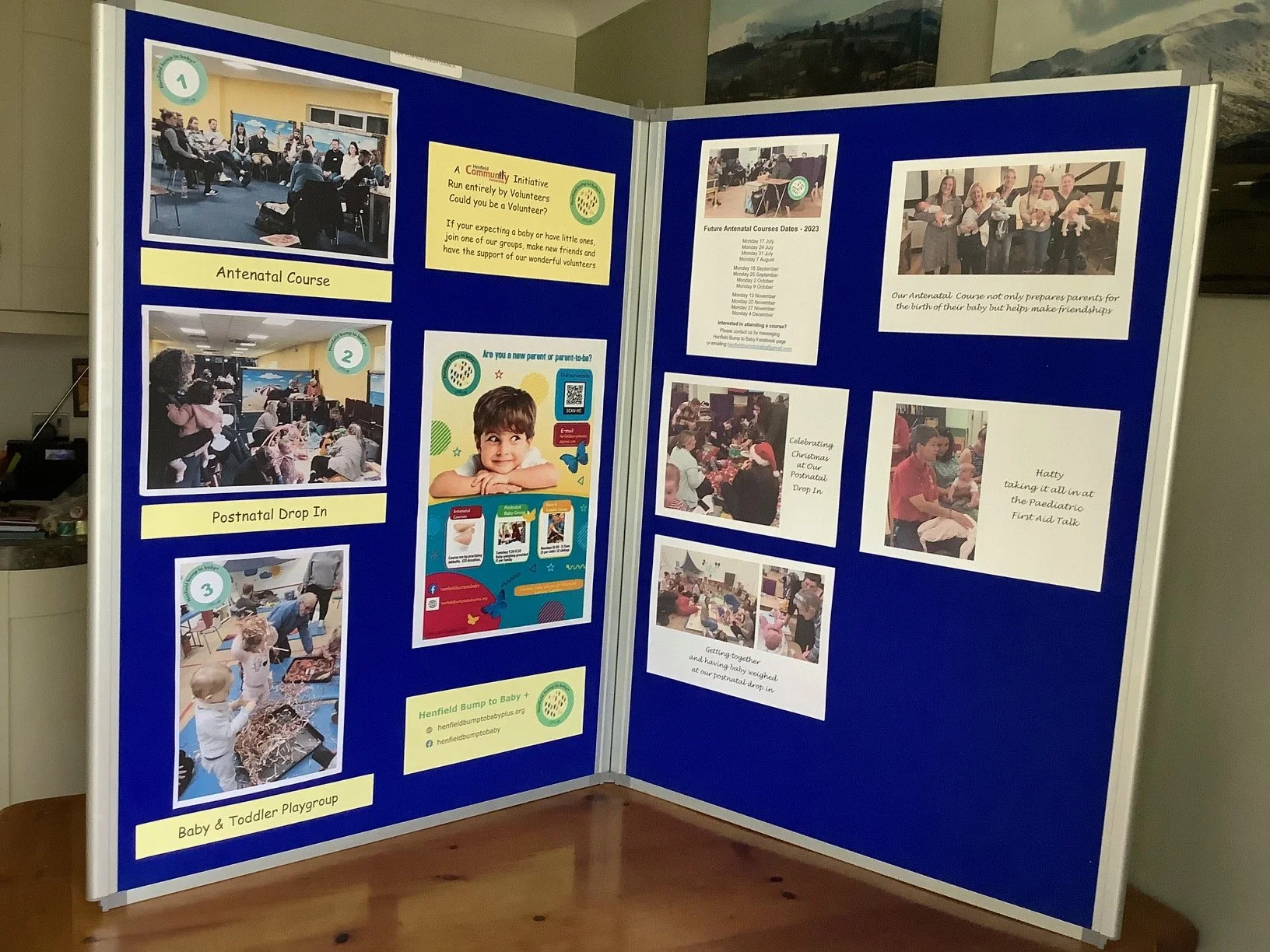 HCP Bump to Baby Plus Display Board