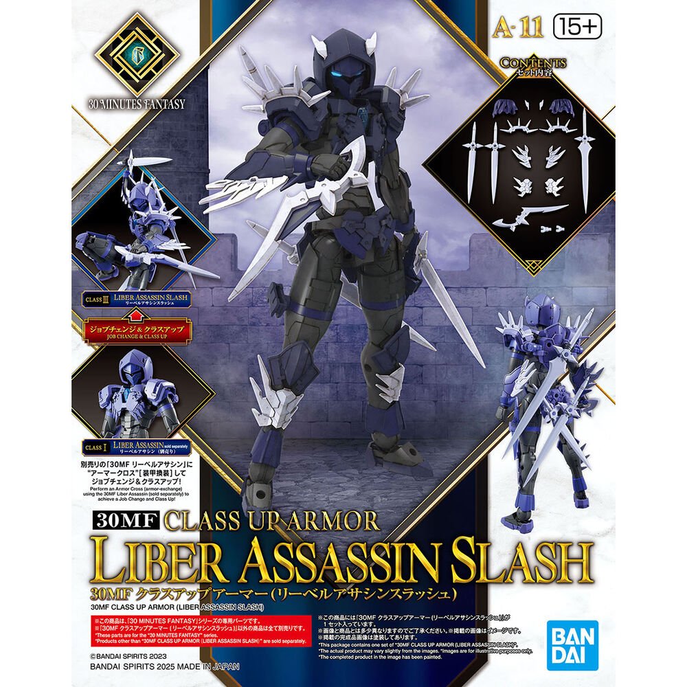 Model Kit 30 Minutes Fantasy Class Up Armor Liber Assasin Slash figure