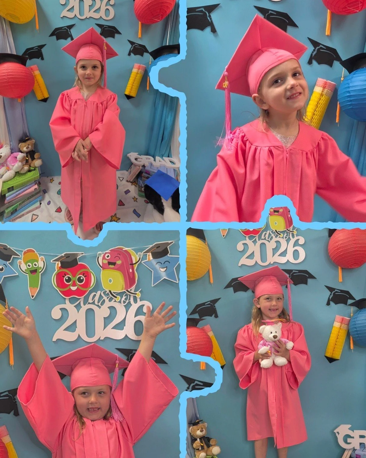 Tiny caps, big milestones 🎓💖

We had the sweetest time capturing these beautiful pre-school and kindergarten graduation moments at Just Us Studios! From big smiles to tiny caps and gowns🎓💫 these little graduates absolutely shined in front of the 