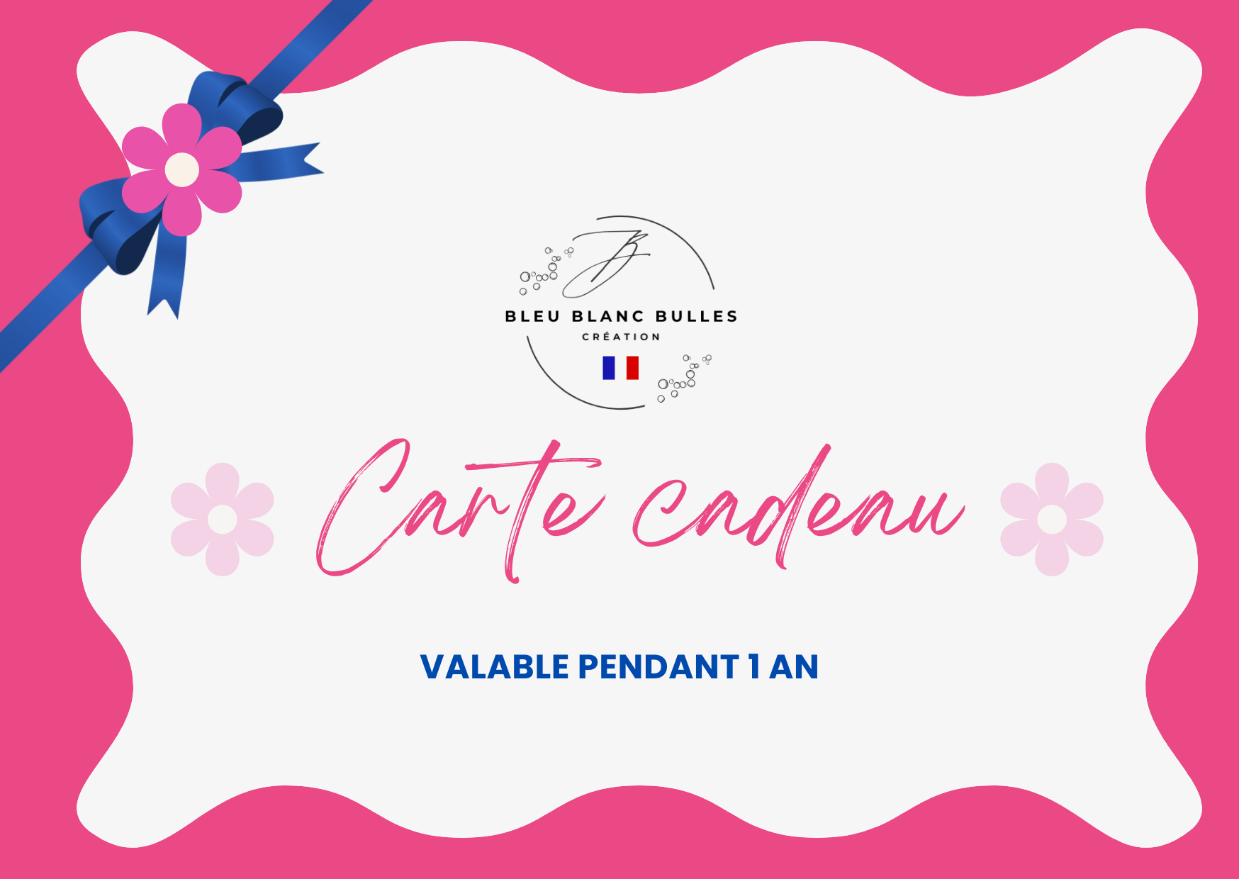 Carte cadeau - Bulle délicate