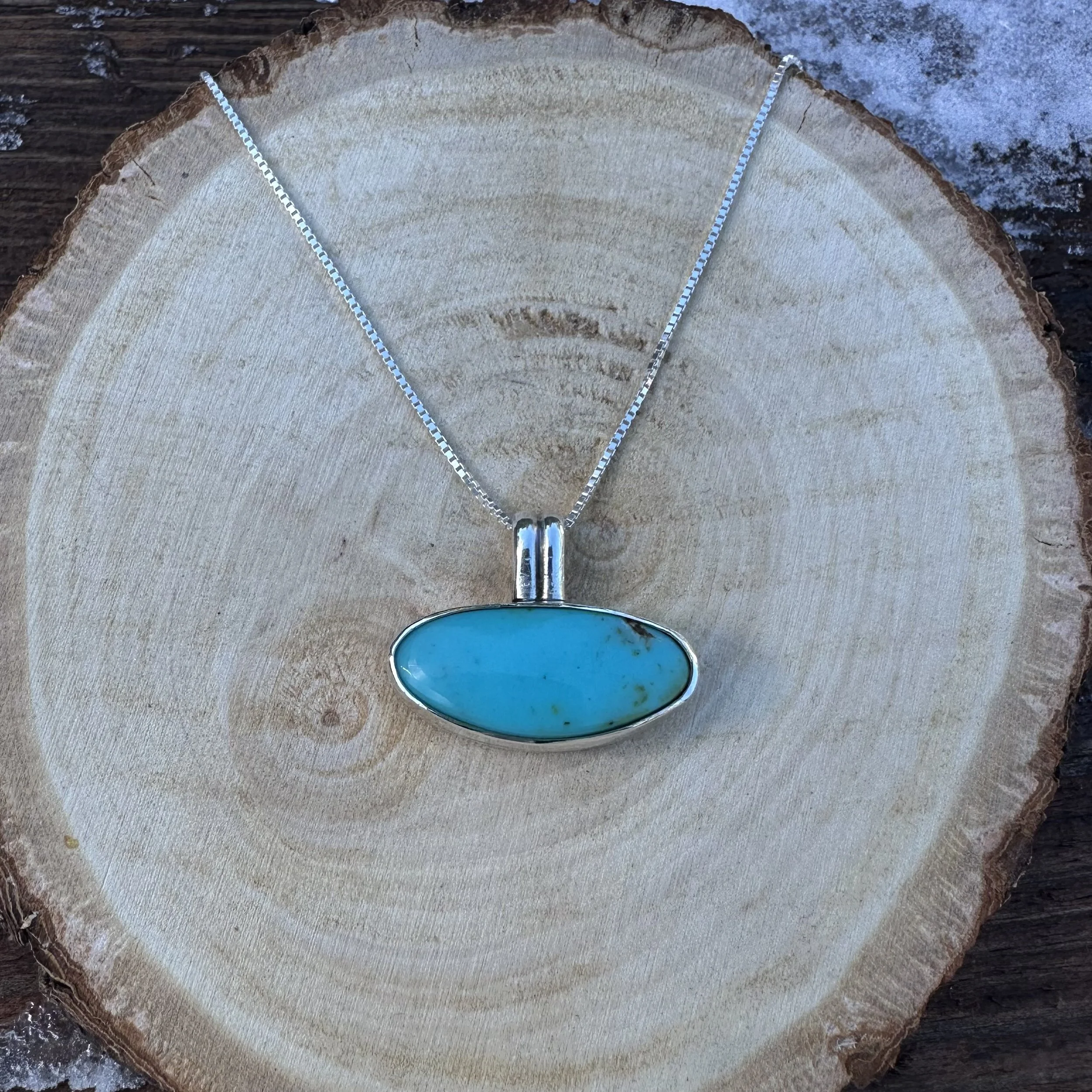 Stabilized Turquoise 18" Chain